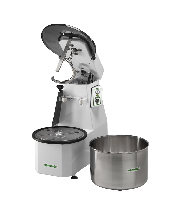 Eltemaskin med tilt og avtagbar bolle 36kg/t