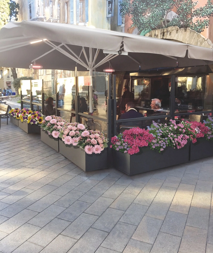 Up&Down Flower m/kasse 150x105-150 cm