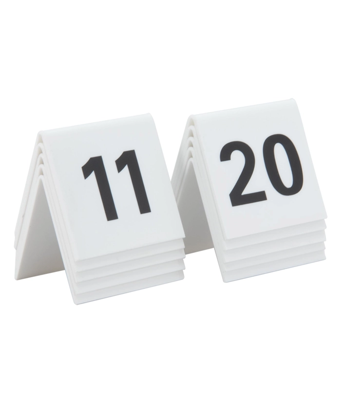 Bordskilt m/nummer 11-20
