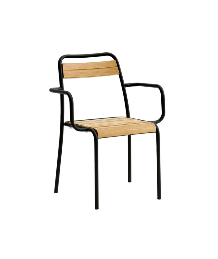 Iroko Wood Armstol Sort