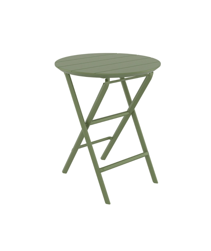 Helle - sammenleggbart bord Ø60cm, Olivengrønn