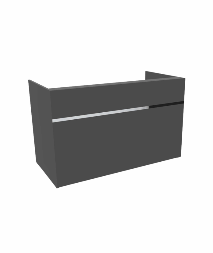 Resepsjonsdisk Graphite Grey - 160 cm