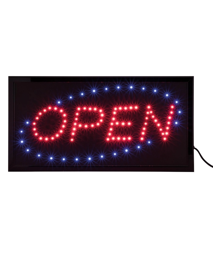 LED skilt - "open"