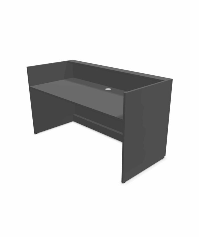 Resepsjonsdisk Graphite Grey - 180 cm