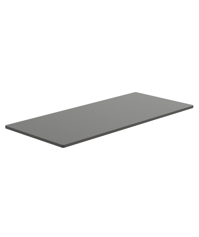 Bordplate, sort, 25mm, 200x80cm