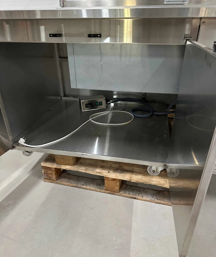 Kjølt buffet på hjul rustfri, OUTLET