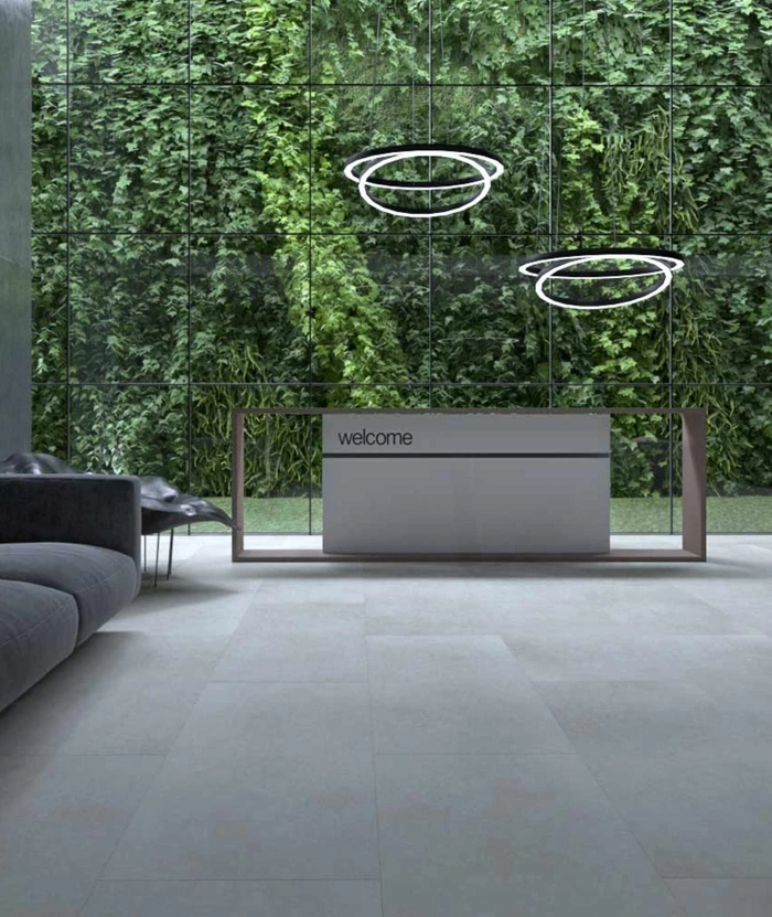 Resepsjonsdisk Graphite Grey - 200 cm