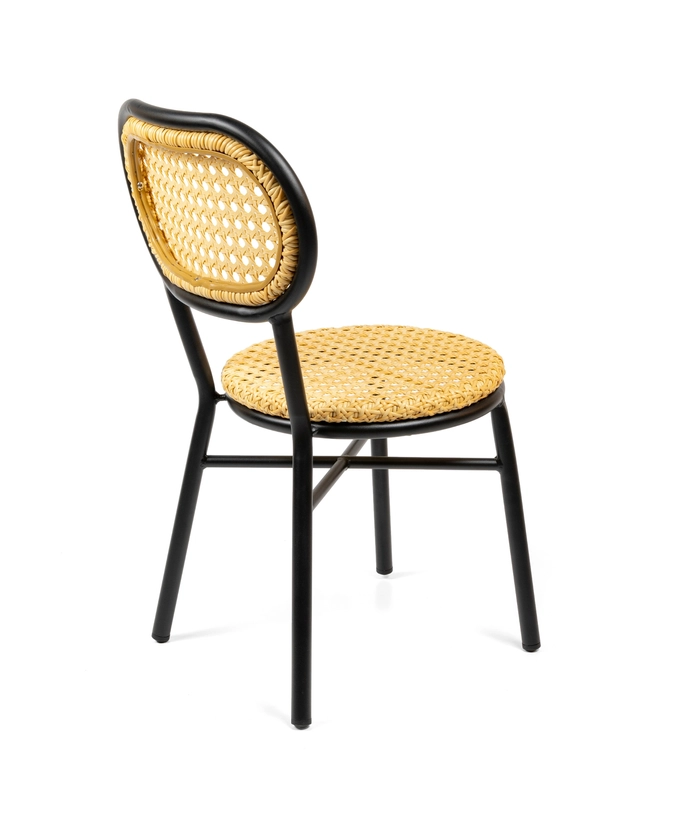 Narcisse stol sort/net