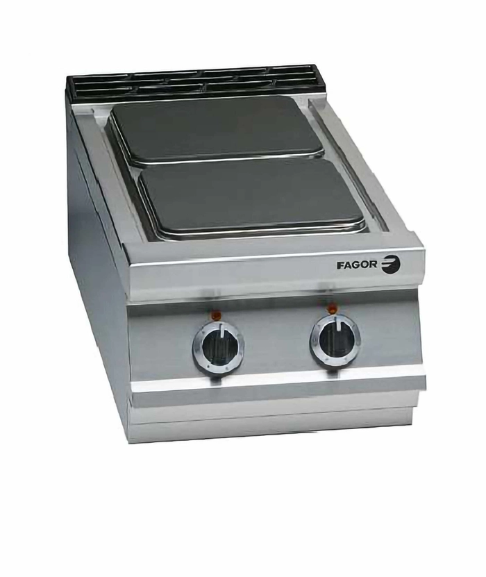 Koketopp 2 plater, elektrisk, OUTLET