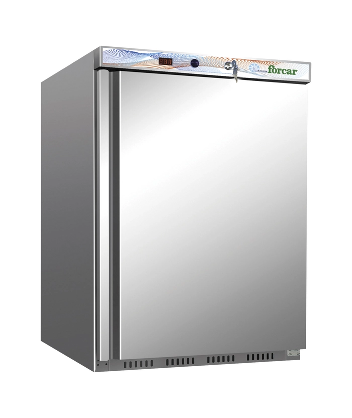 Fryseskap underbenk rustfri 120l
