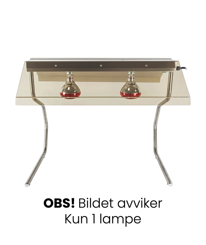 Ramme med 1 varmelampe infrarød