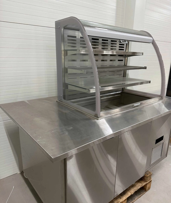 Kjølt buffet på hjul rustfri, OUTLET
