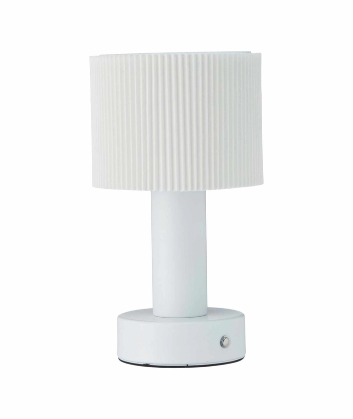 Tiara oppladbar bordlampe, hvit
