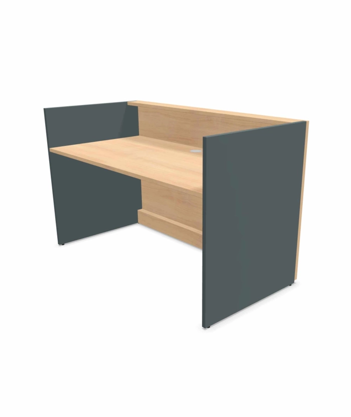 Resepsjonsdisk Eik/Norwegian Green - 160 cm