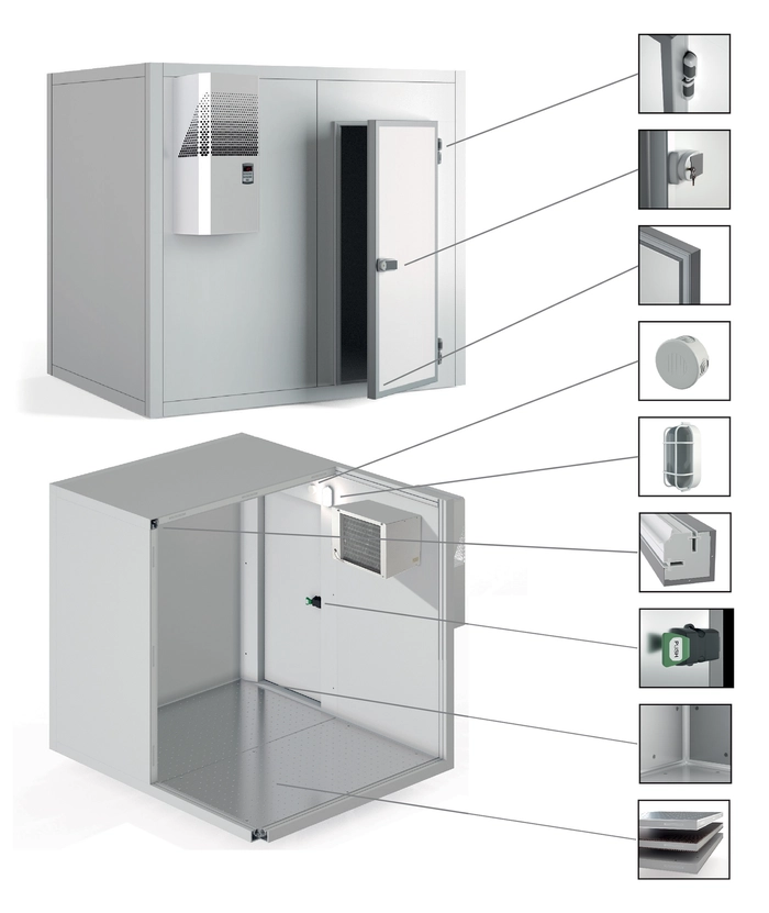 Kjølerom komplett, modulbasert