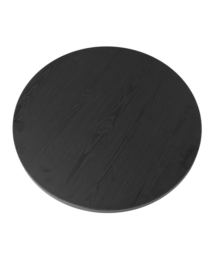 Laminat bordplate, shadow black, Ø117
