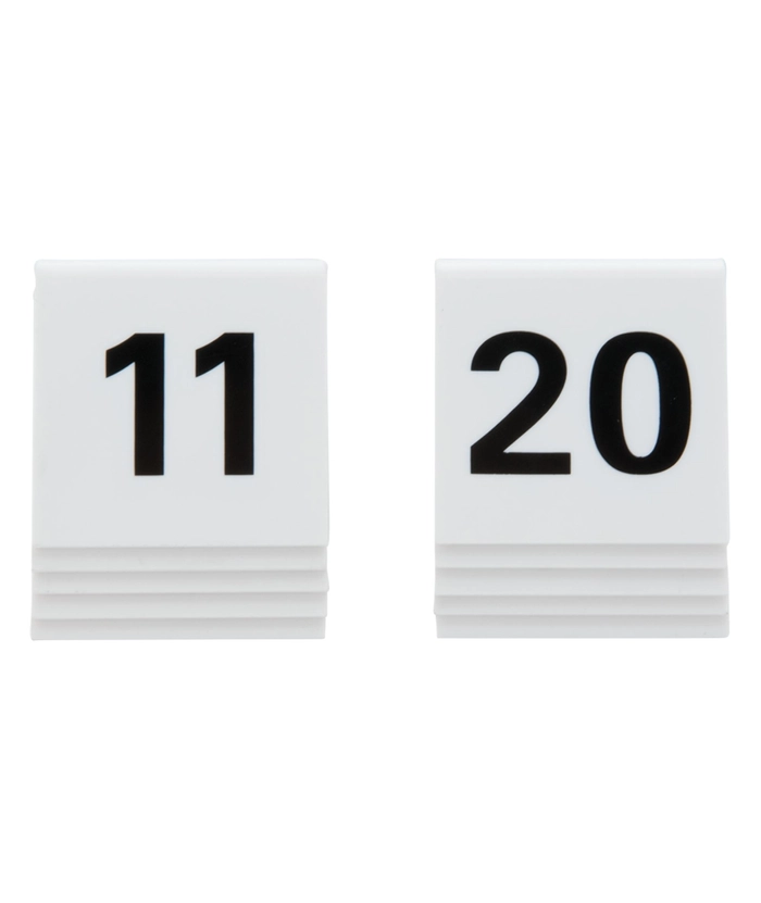 Bordskilt m/nummer 11-20