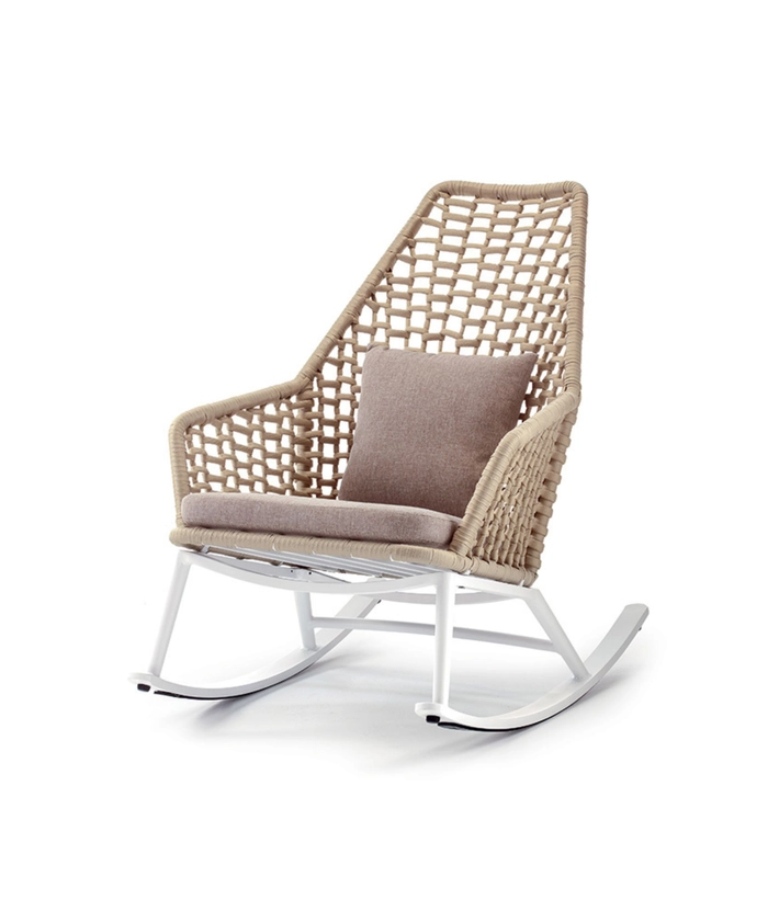 Kos gyngestol Hvit/beige