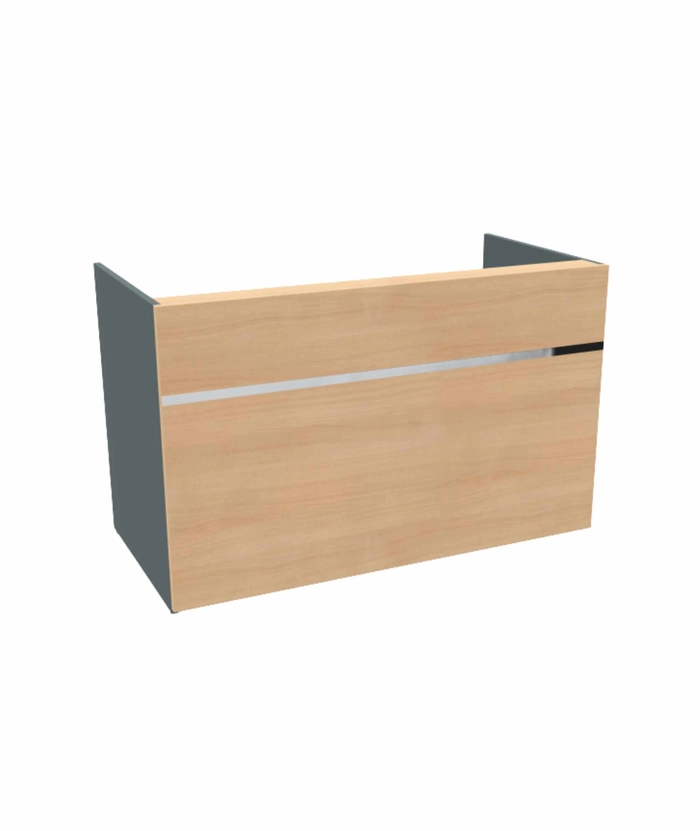 Resepsjonsdisk Eik/Norwegian Green - 160 cm