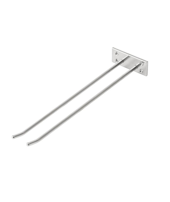 Glasshenger 400 Vegg, 100 mm, Chrome, OUTLET