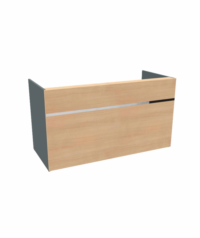 Resepsjonsdisk Eik/Norwegian Green - 180 cm