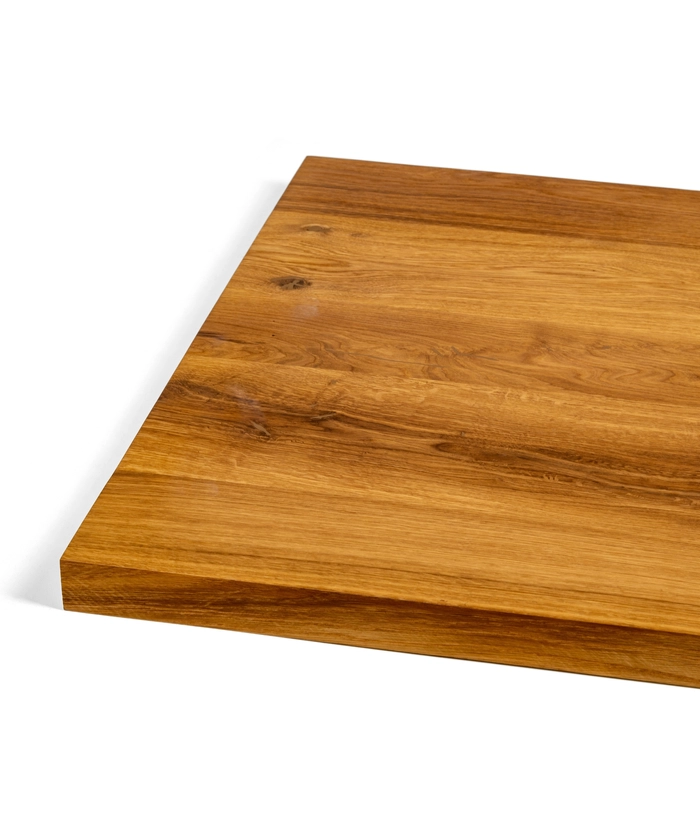 Heltre bordplate, oljet eik, 40mm tykkelse, 120x70 cm