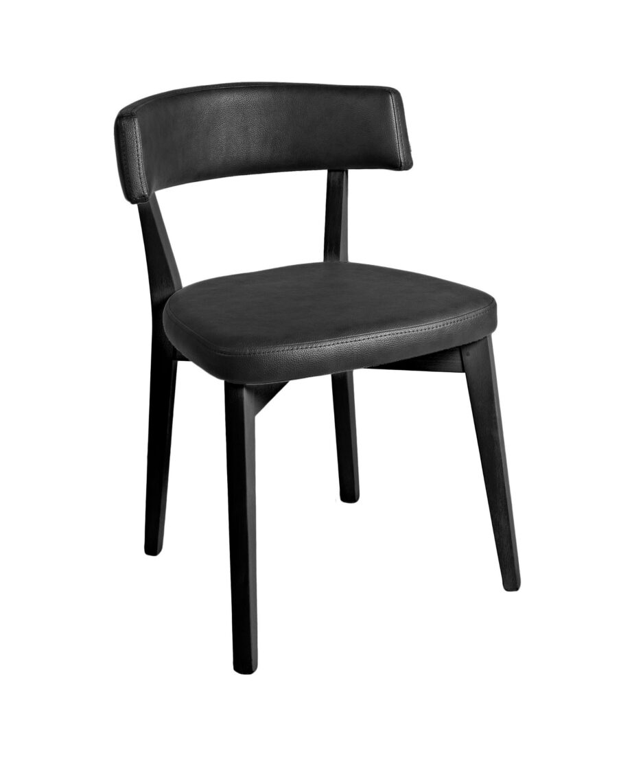 Helsinki stol - A05 Dolaro, sort beis | NICHE Interiør & Storkjøkken