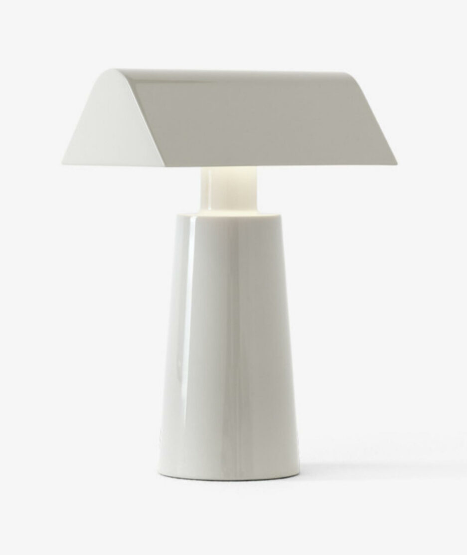 Caret MF1 oppladbar bordlampe, Silk Grey | NICHE Interiør & Storkjøkken