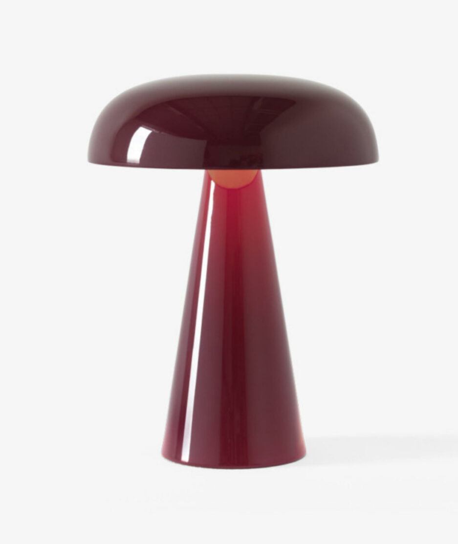 Como SC53 oppladbard bordlampe, Red Brown | NICHE Interiør & Storkjøkken