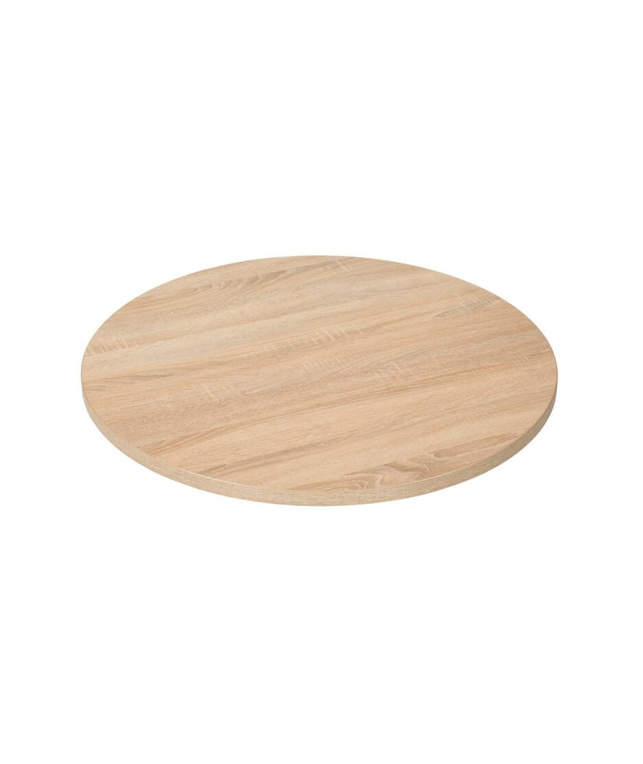 Laminat bordplate, sawcut oak Ø60 | NICHE Interiør & Storkjøkken