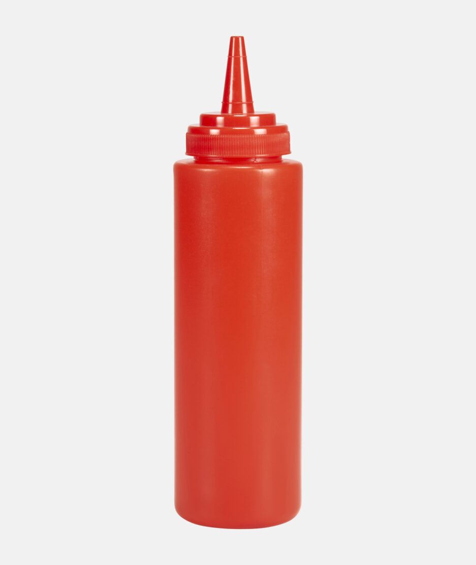 Dressingflaske 0,23 L rød | NICHE Interiør & Storkjøkken
