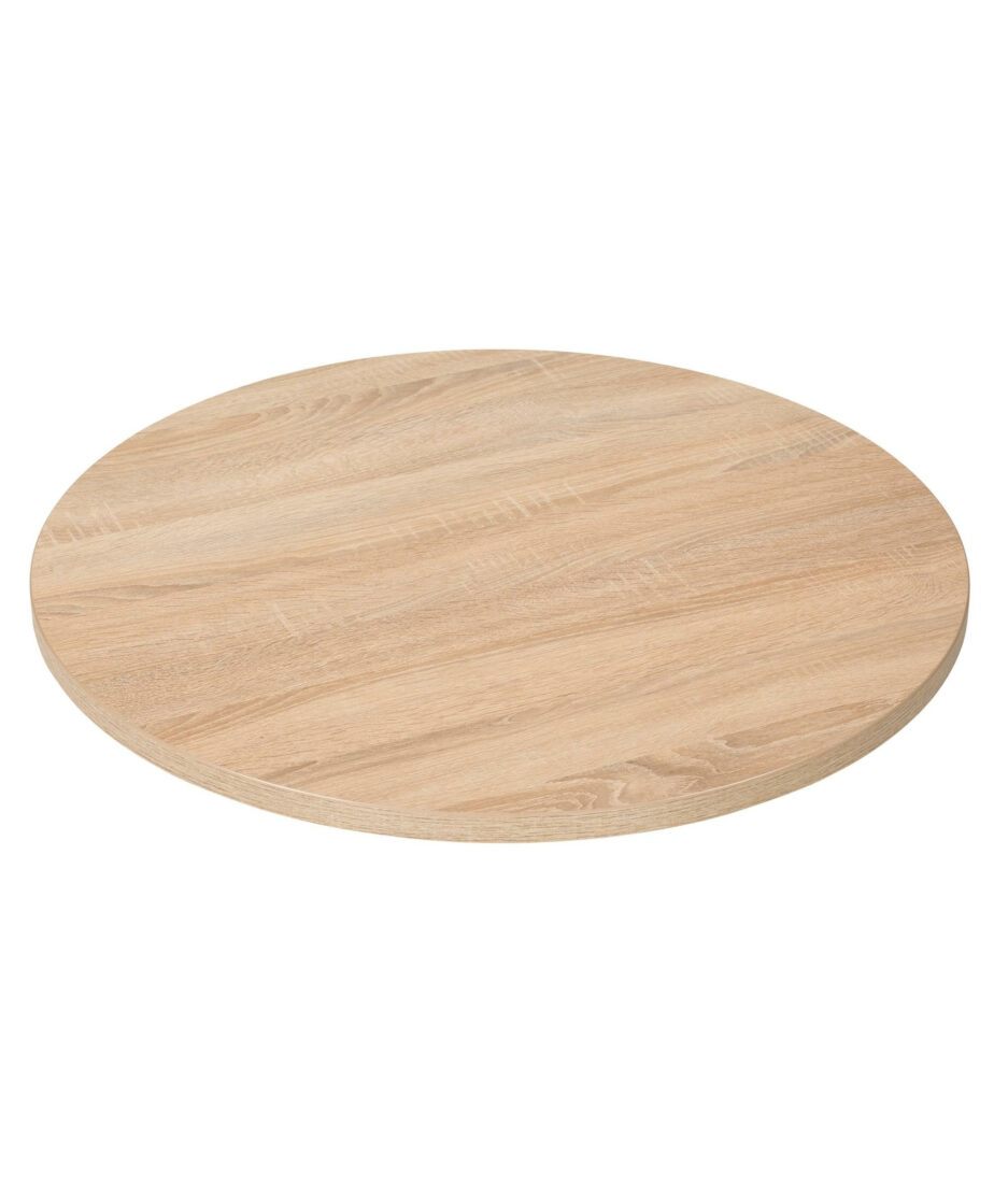 Laminat bordplate, sawcut oak Ø117 | NICHE Interiør & Storkjøkken