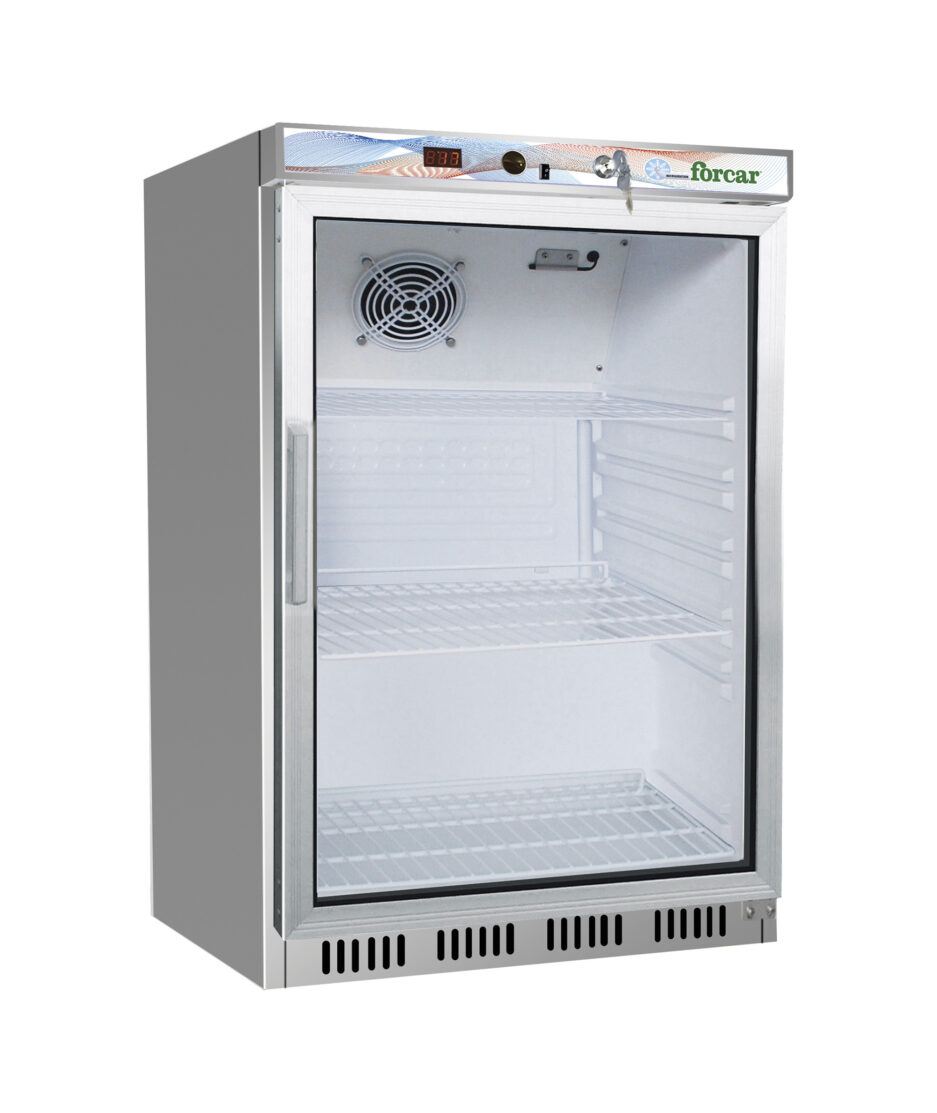 Kjøleskap underbenk med glassdør 130l | NICHE Interiør & Storkjøkken