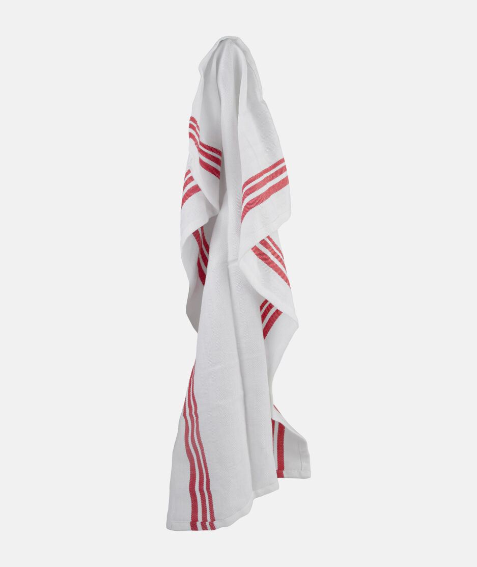 Kjøkkenhåndkle m/røde striper | NICHE Interiør & Storkjøkken