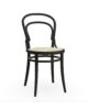 No 14 stol, cane sete, sort beis | NICHE Interiør & Storkjøkken