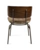 Giulietta stol, ice velvet 20057 paisley 8015 acorn, mørkebrun finer | NICHE Interiør & Storkjøkken