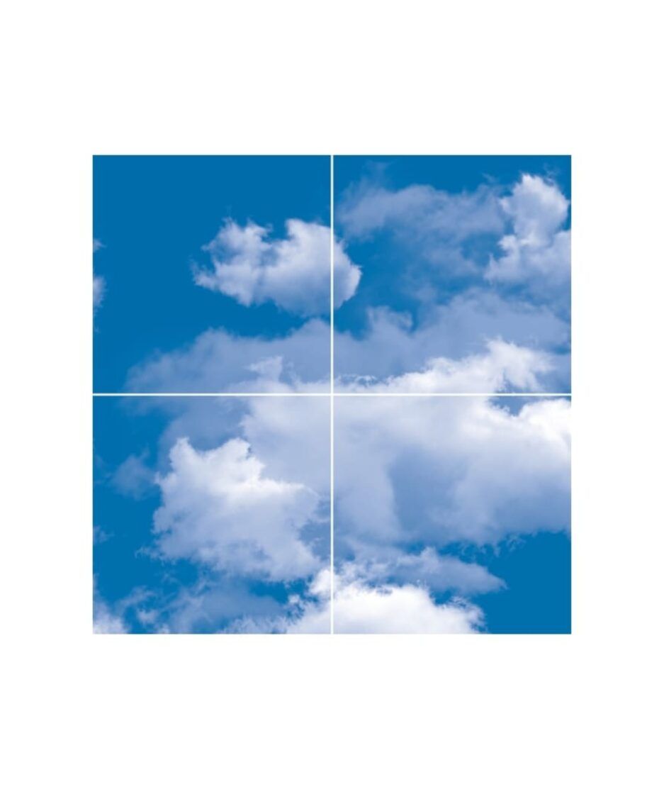 LifeLike Lyspanel, blå himmel, 60x60 cm | NICHE Interiør & Storkjøkken