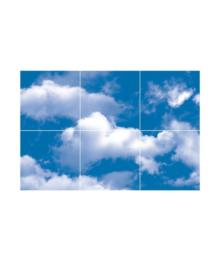 LifeLike Lyspanel, blå himmel, 60x60 cm | NICHE Interiør & Storkjøkken