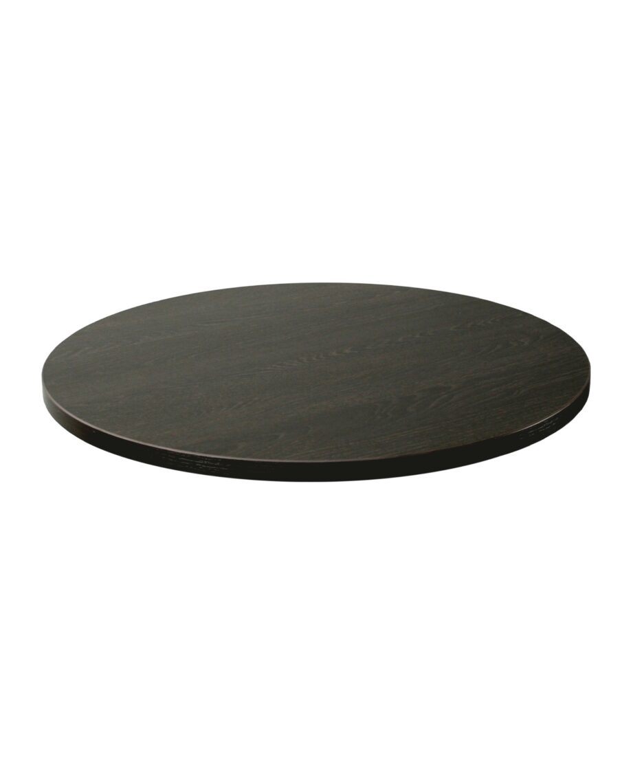 Laminat bordplate, blackbrown Ø80 | NICHE Interiør & Storkjøkken