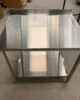 Rustfri hjørnebenk m/ underhylle 900x700x900mm, OUTLET | NICHE Interiør & Storkjøkken