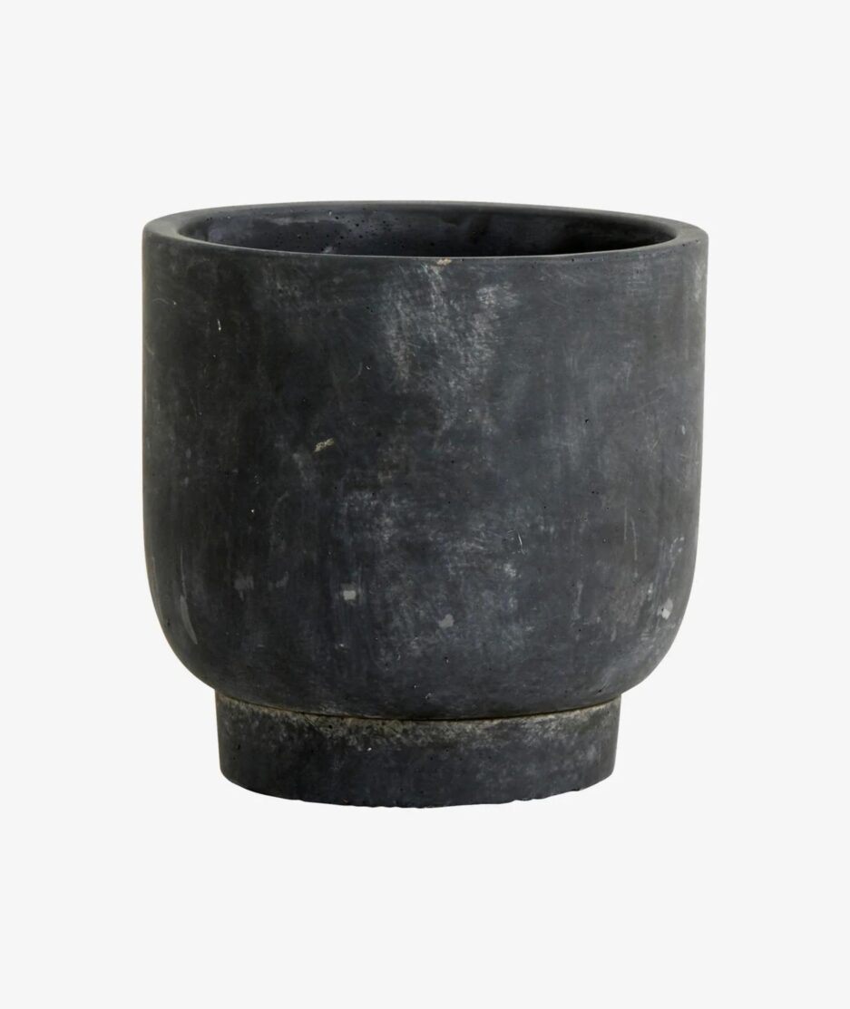Potte i keramikk, sort | NICHE Interiør & Storkjøkken