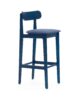 Fine barstol høy - bøk blå, PAT23 | NICHE Interiør & Storkjøkken