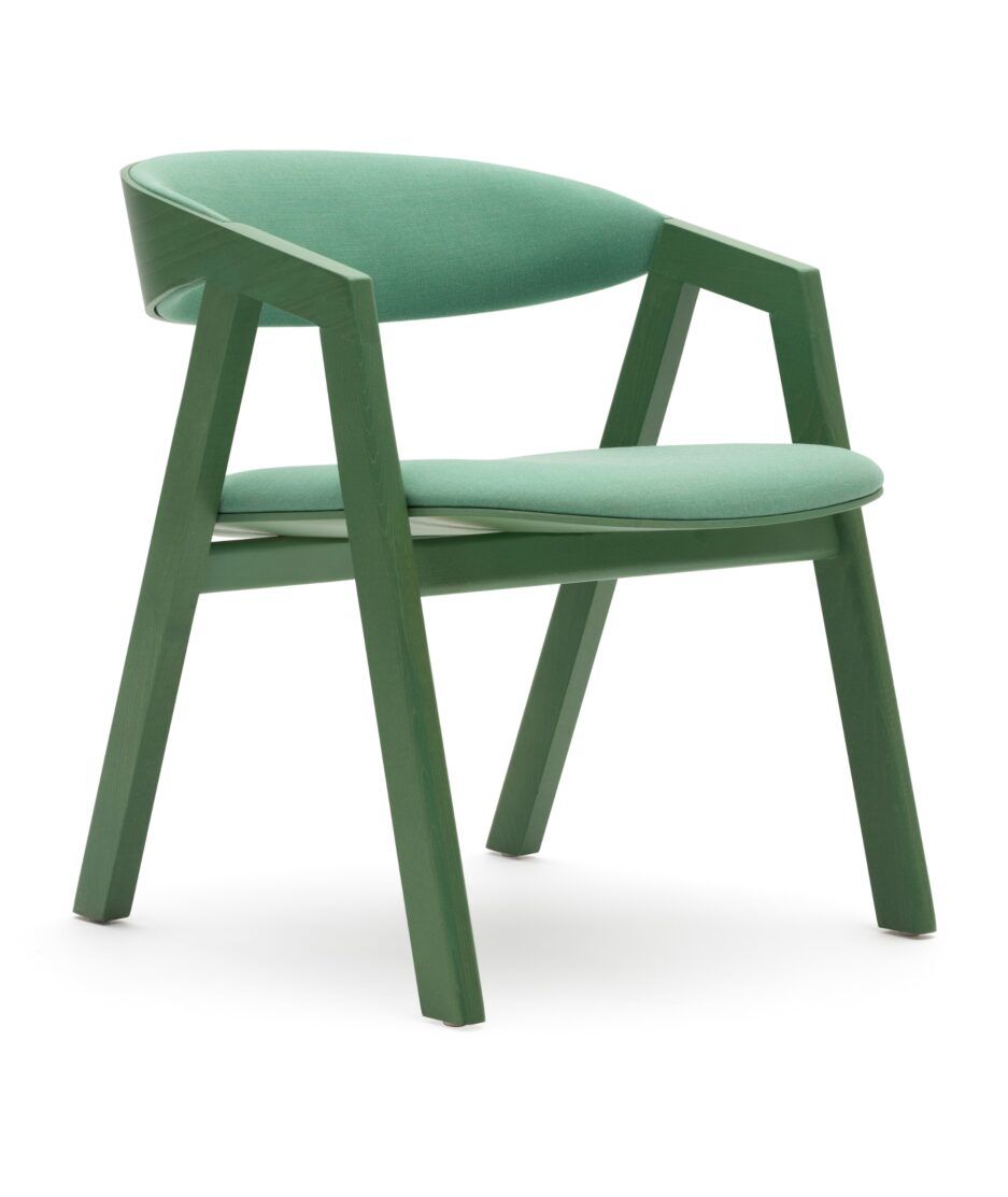 Simple lounge m/armlene - bøk grønn, Era CSE33 | NICHE Interiør & Storkjøkken