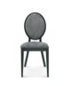 Diana stol, sort beis, crown velvet 01 | NICHE Interiør & Storkjøkken