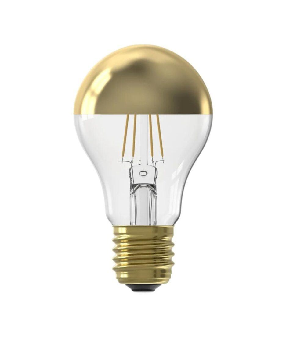 E27 4W LED-pære gullspeiltopp, dimbar | NICHE Interiør & Storkjøkken