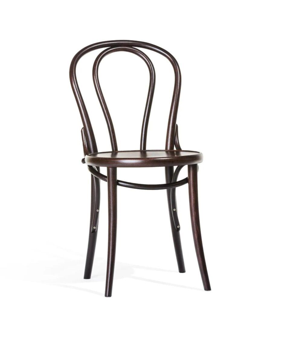 No 18 stol, mørk brun beis | NICHE Interiør & Storkjøkken