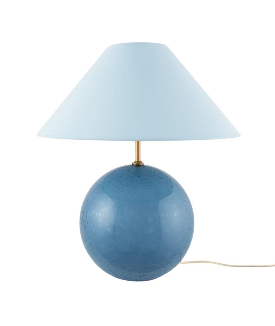 Iris bordlampe, blå | NICHE Interiør & Storkjøkken