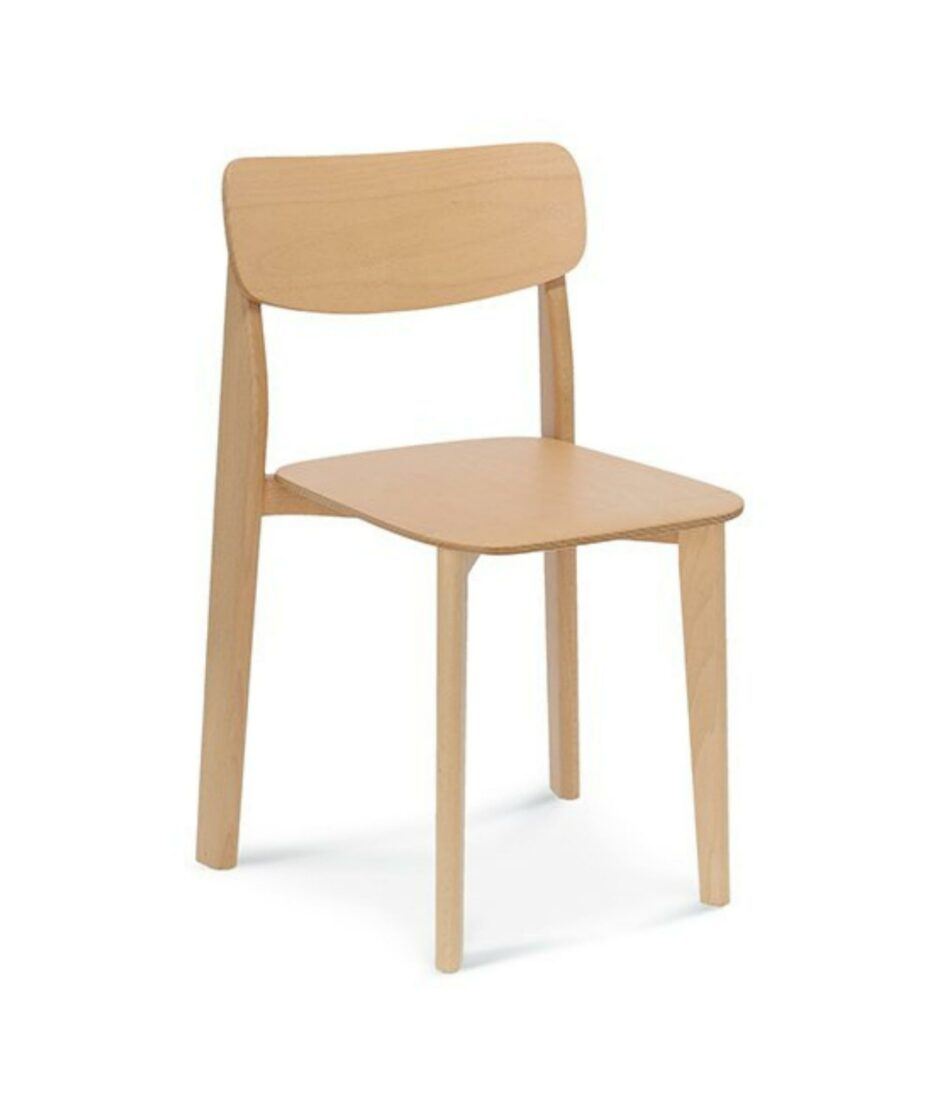 Pala stol, naturell bøk, stabelbar | NICHE Interiør & Storkjøkken