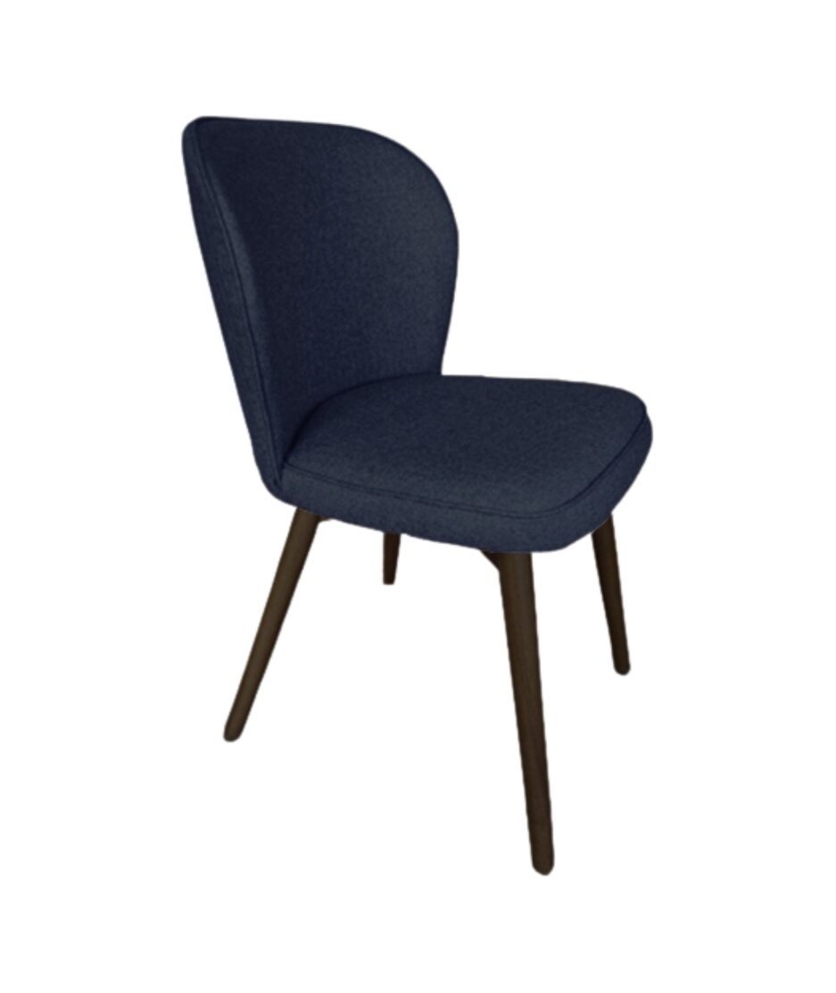 Karine stol, Amsterdam Blue, sort beis, LIMITED EDITION! | NICHE Interiør & Storkjøkken