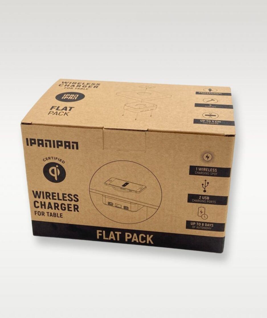 Flat pack, integrert ladesystem, inkl. batteri | NICHE Interiør & Storkjøkken